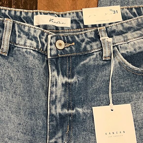 KanCan Collie High Rise Distressed Mom Jean - Picture 6 of 10